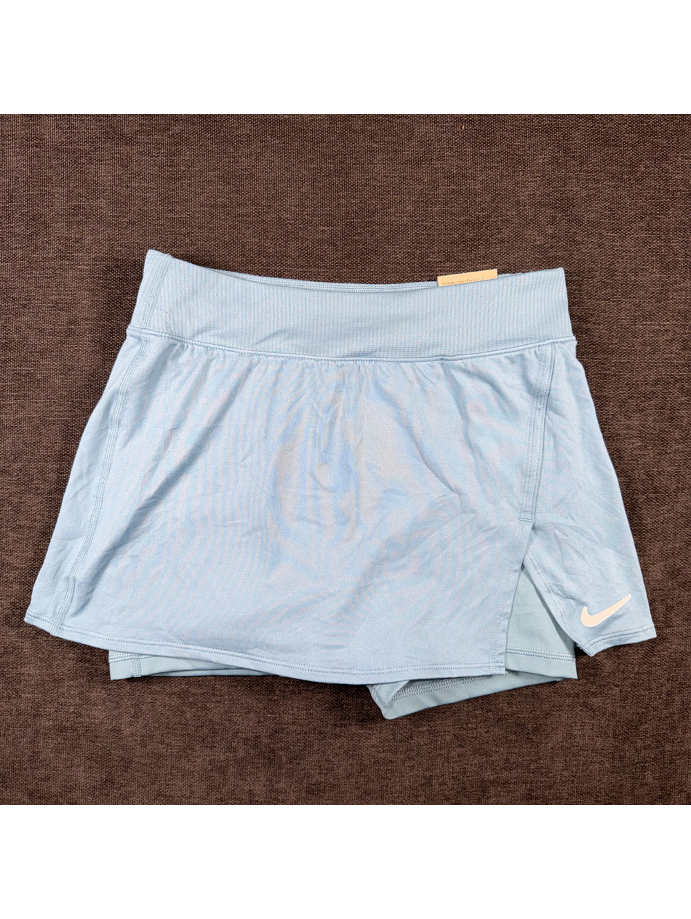 Nike Light Blue Athletic Skort with Built-in Shorts, Small